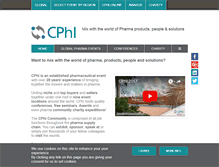 Tablet Screenshot of cphi.com